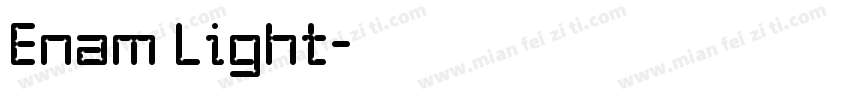 Enam Light字体转换